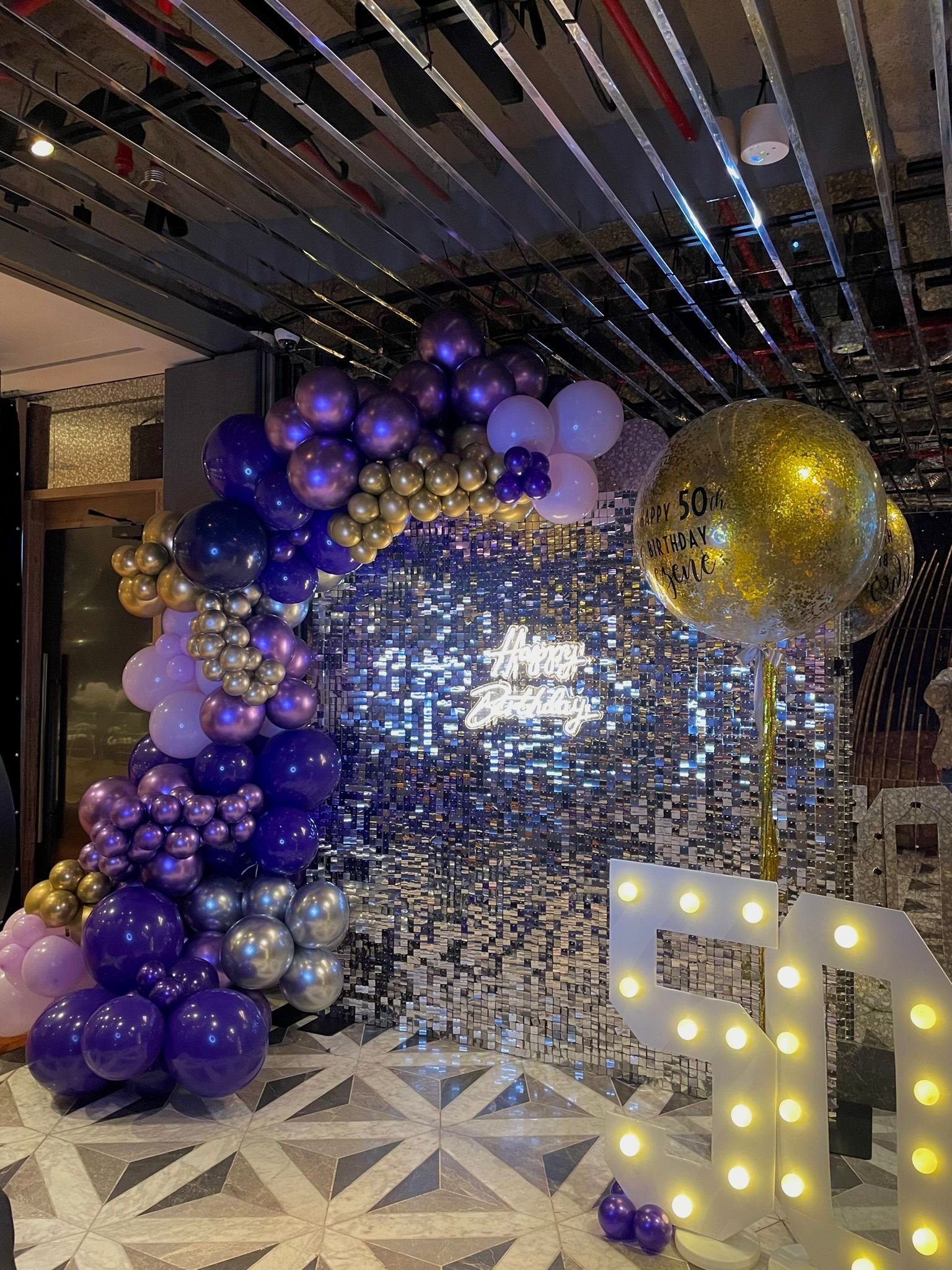 Birthday party decorations