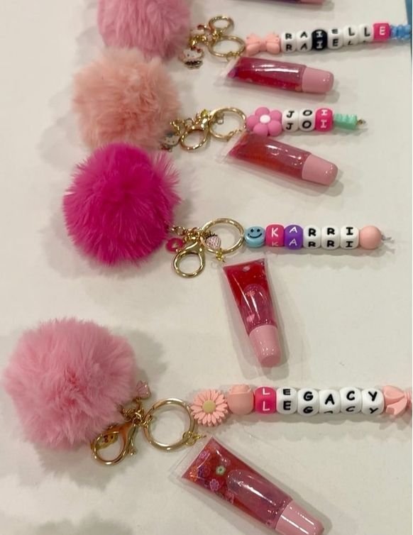 Lip Gloss Keychain Station